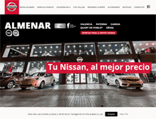 Tablet Screenshot of nissanalmenar.com